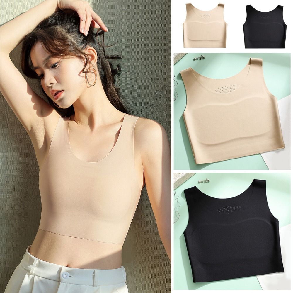 Minimizer Bra Women - Reggiseno Bustier Senza Cuciture in Seta