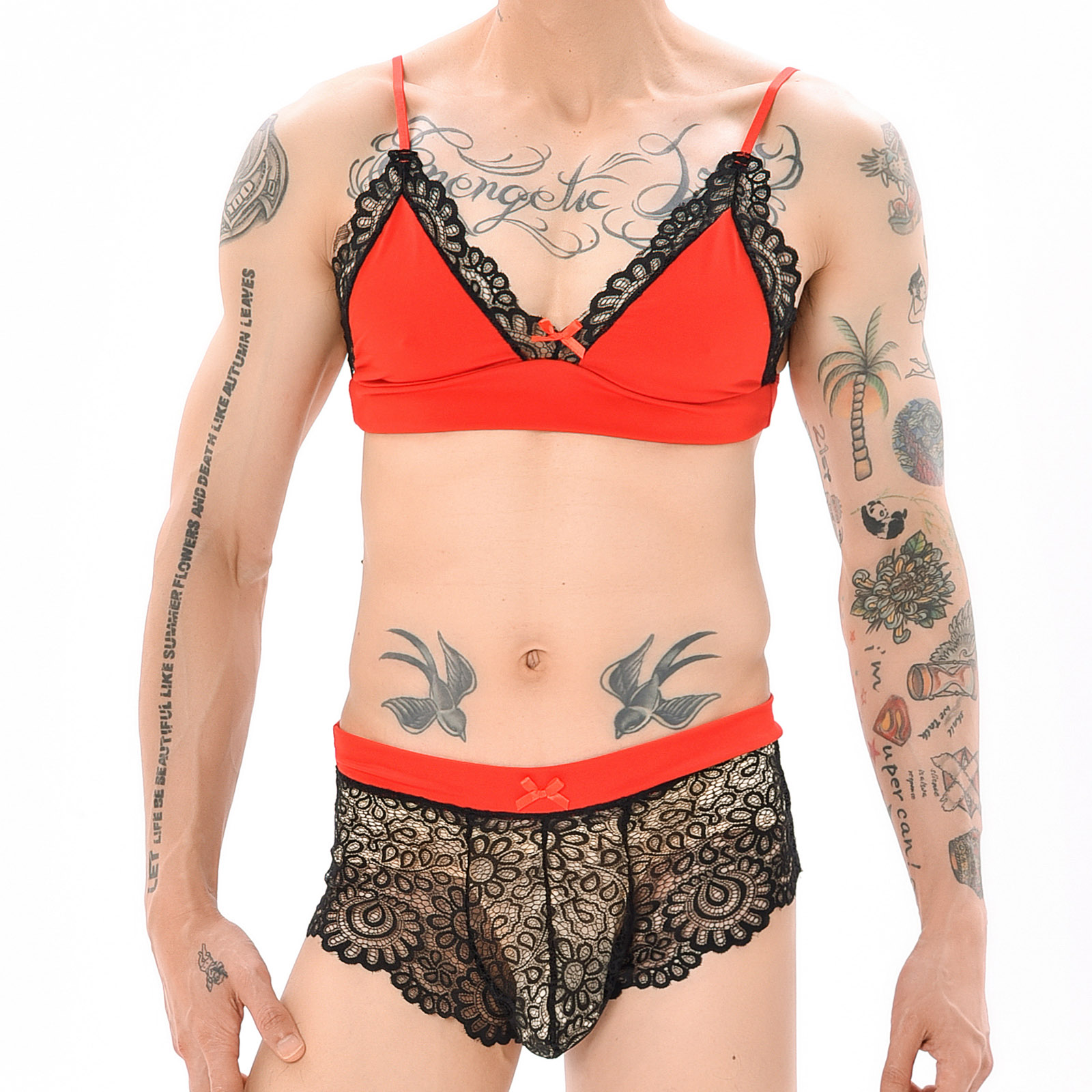 Sheer Mesh Bra - Set di Lingerie Erotica Sexy da