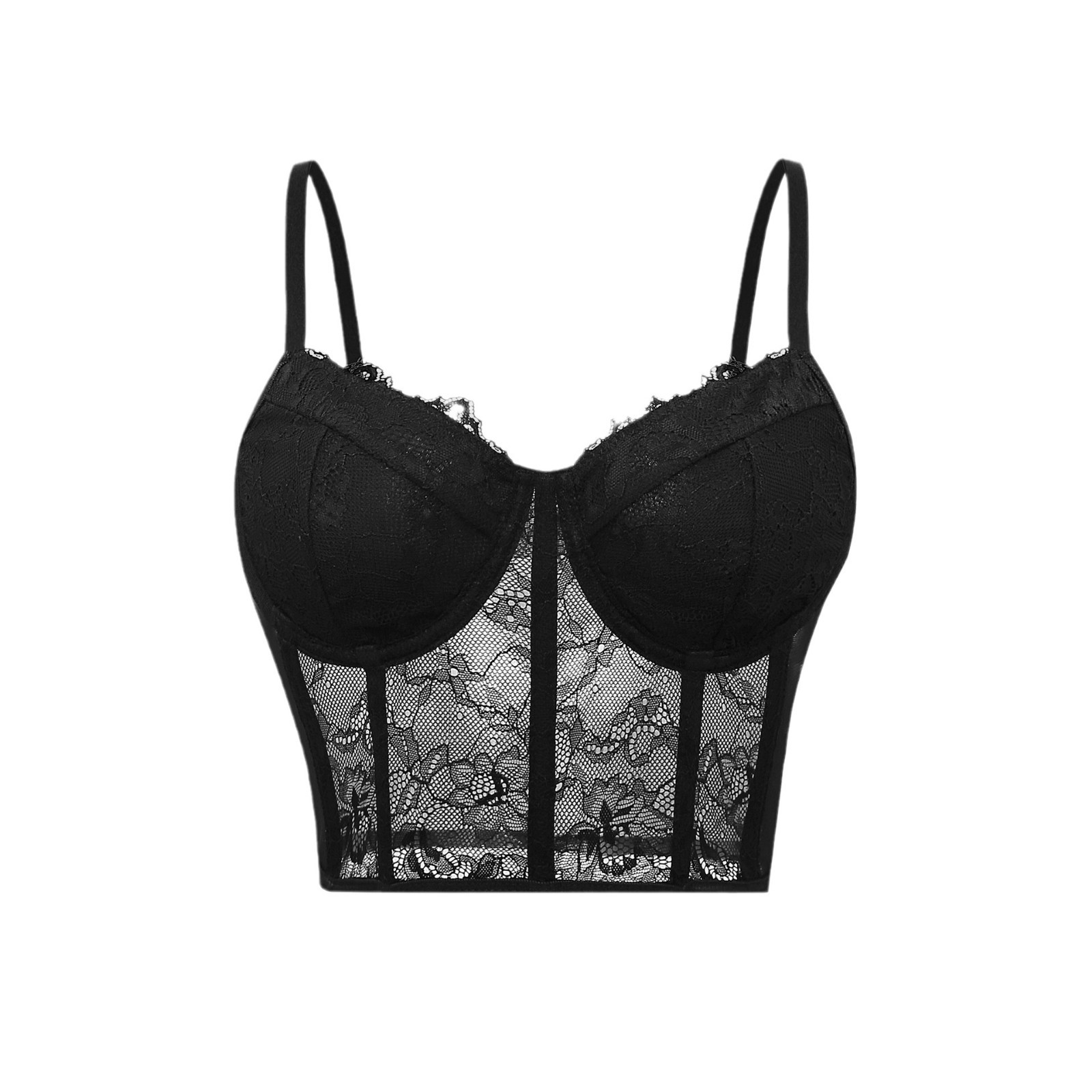 Reggiseno semi trasparente ner - Sheer Mesh Bra recensione e prezzo